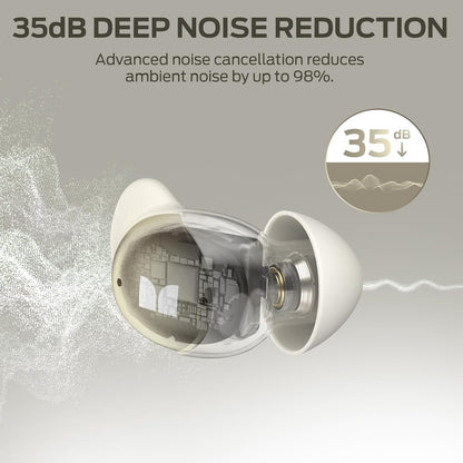 Handsfree Bluetooth Monster Sleep Ear200, TWS, ANC, Oro