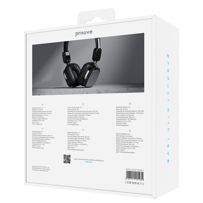 Auricolare Bluetooth Proove 70's Classic II, A2DP, Nero
