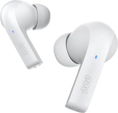 Vivavoce Bluetooth QCY T18, TWS, bianco 