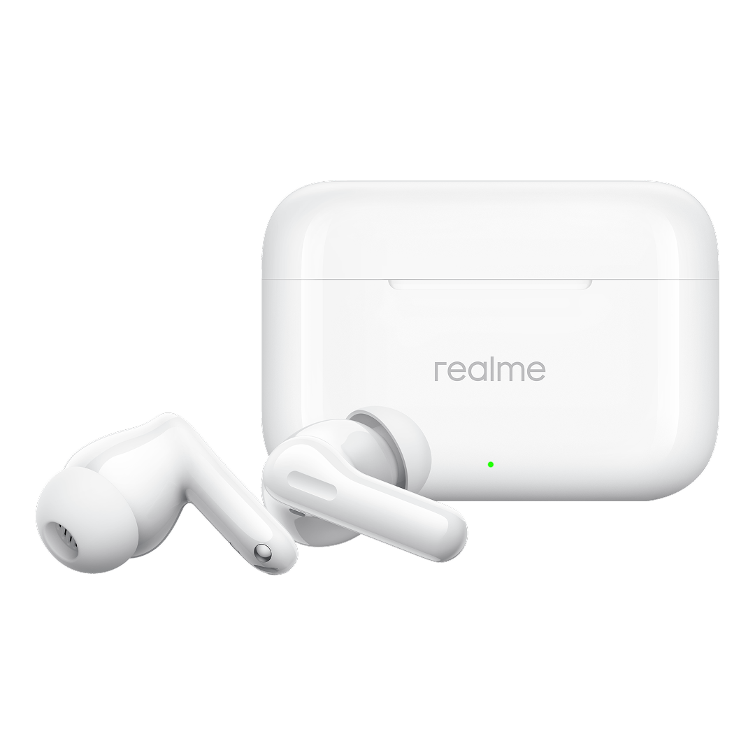 Auricolari Bluetooth Realme Buds T200, TWS, ANC, MultiPoint, Bianco