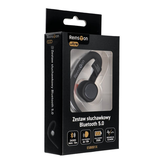 Auricolare Bluetooth Reinston ESB001X, MultiPoint, A2DP, Nero
