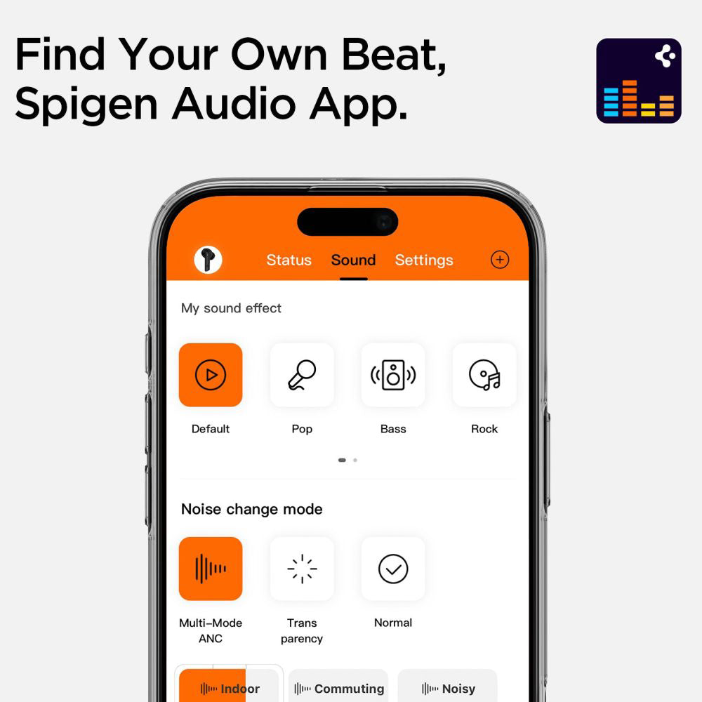 Auricolare Bluetooth Spigen SA2400, TWS, ANC, Nero