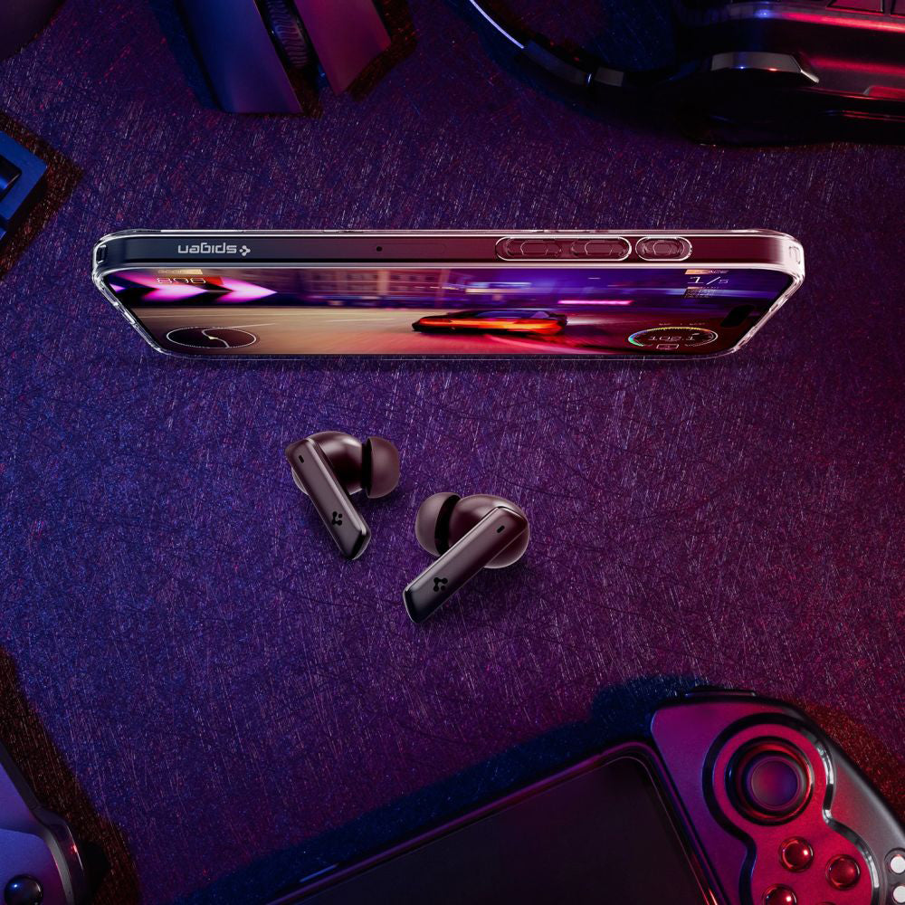 Auricolare Bluetooth Spigen SA2402, TWS, ANC, Bianco