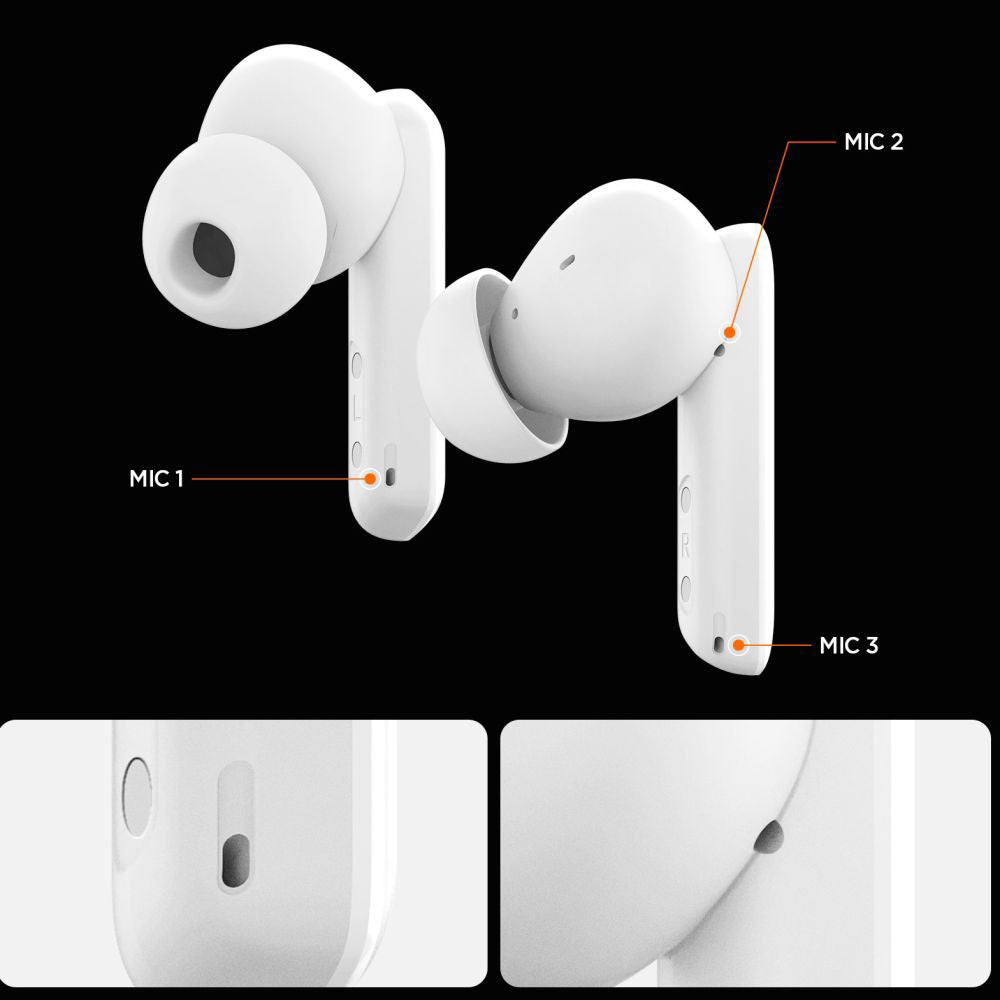 Auricolare Bluetooth Spigen SA2402, TWS, ANC, Nero ASD07888