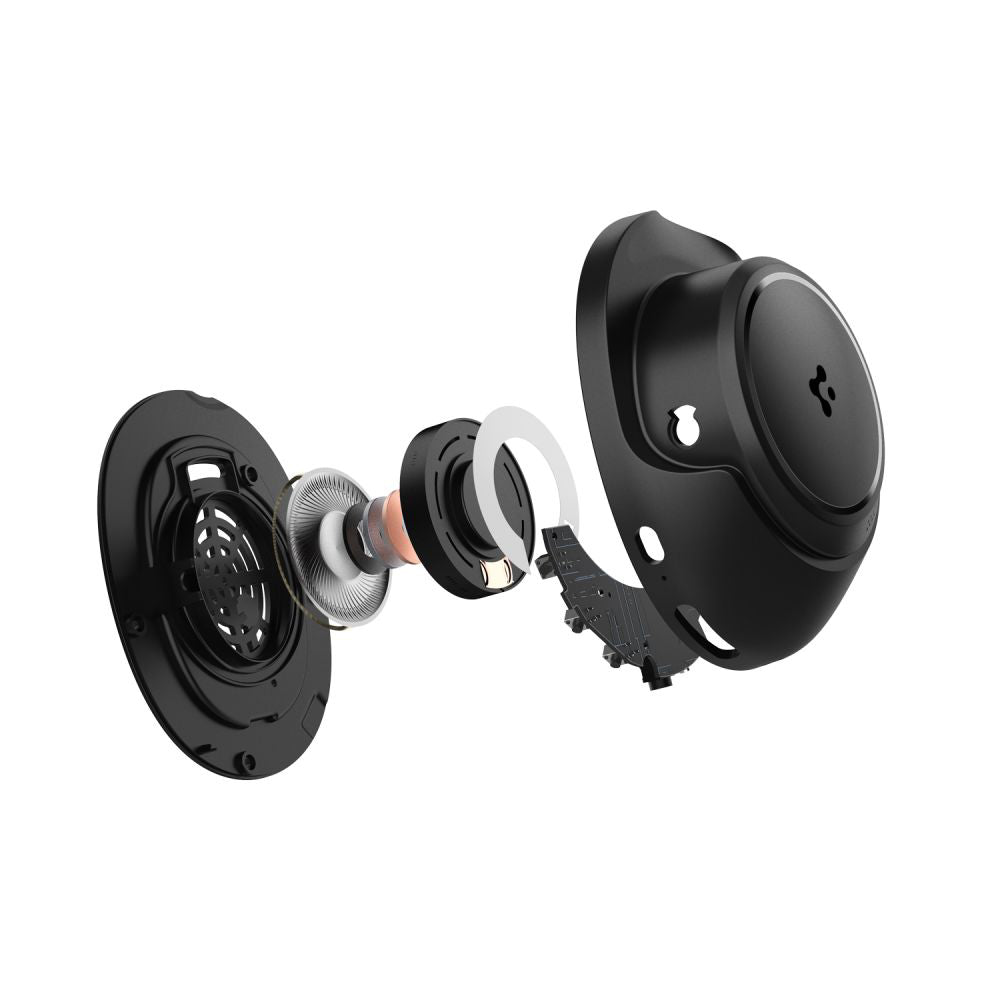 Handsfree Bluetooth Spigen SA2403, A2DP, ANC, Nero ASD09691