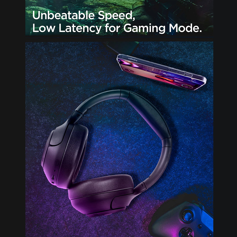 Handsfree Bluetooth Spigen SA2403, A2DP, ANC, Nero ASD09691