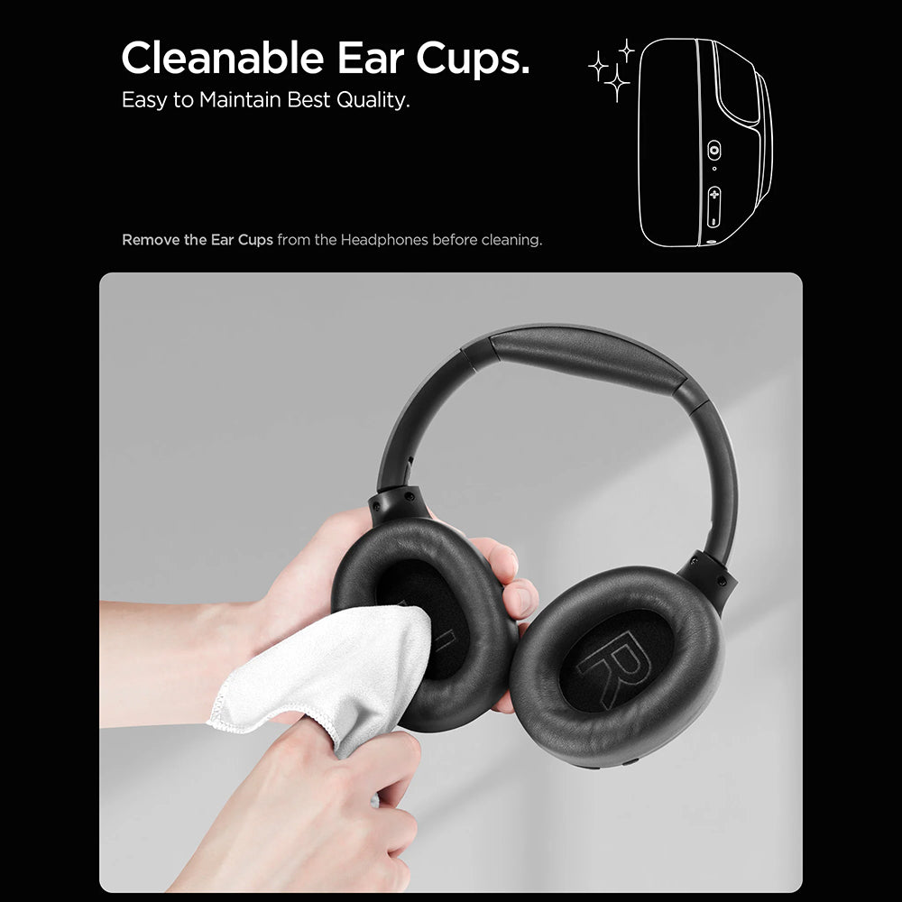 Handsfree Bluetooth Spigen SA2403, A2DP, ANC, Nero ASD09691