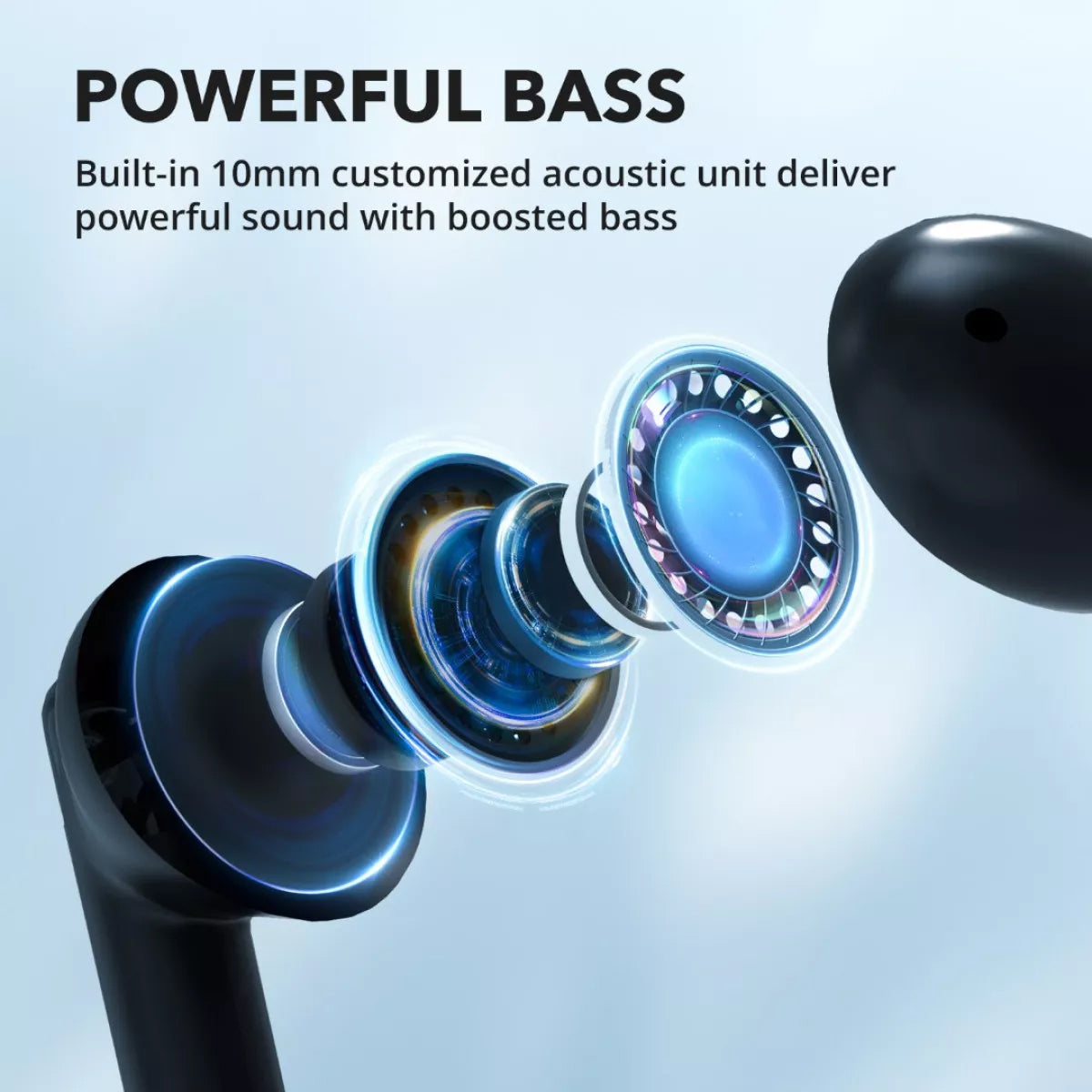 Handsfree Bluetooth TaoTronics TT-BH1120, TWS, Nero
