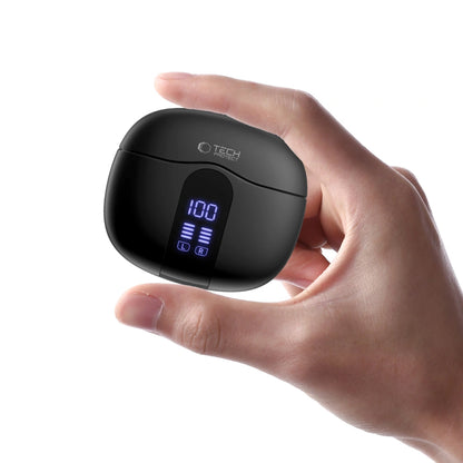 Auricolare Bluetooth Tech-Protect Ultraboost Core G2, TWS, Nero