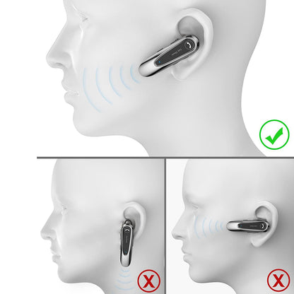 Auricolare Bluetooth Techsuit CB2 AirTalk, A2DP, Nero