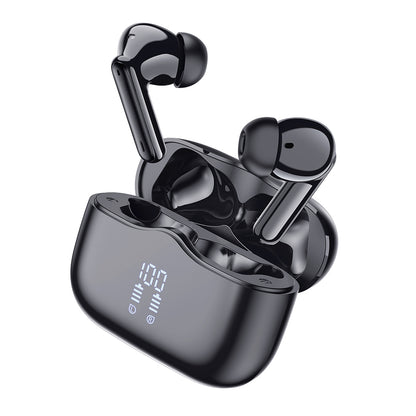 Auricolare Bluetooth Techsuit CW2 VelarX One, TWS, ANC, Nero