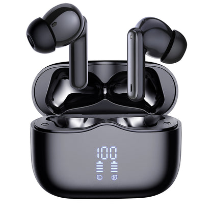 Auricolare Bluetooth Techsuit CW2 VelarX One, TWS, ANC, Nero
