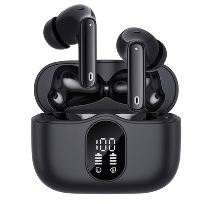 Auricolare Bluetooth Techsuit CW3 WaveBeat 100, TWS, ANC, Nero
