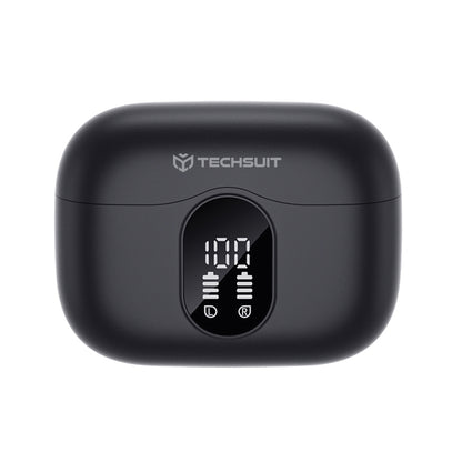 Auricolare Bluetooth Techsuit CW3 WaveBeat 100, TWS, ANC, Nero