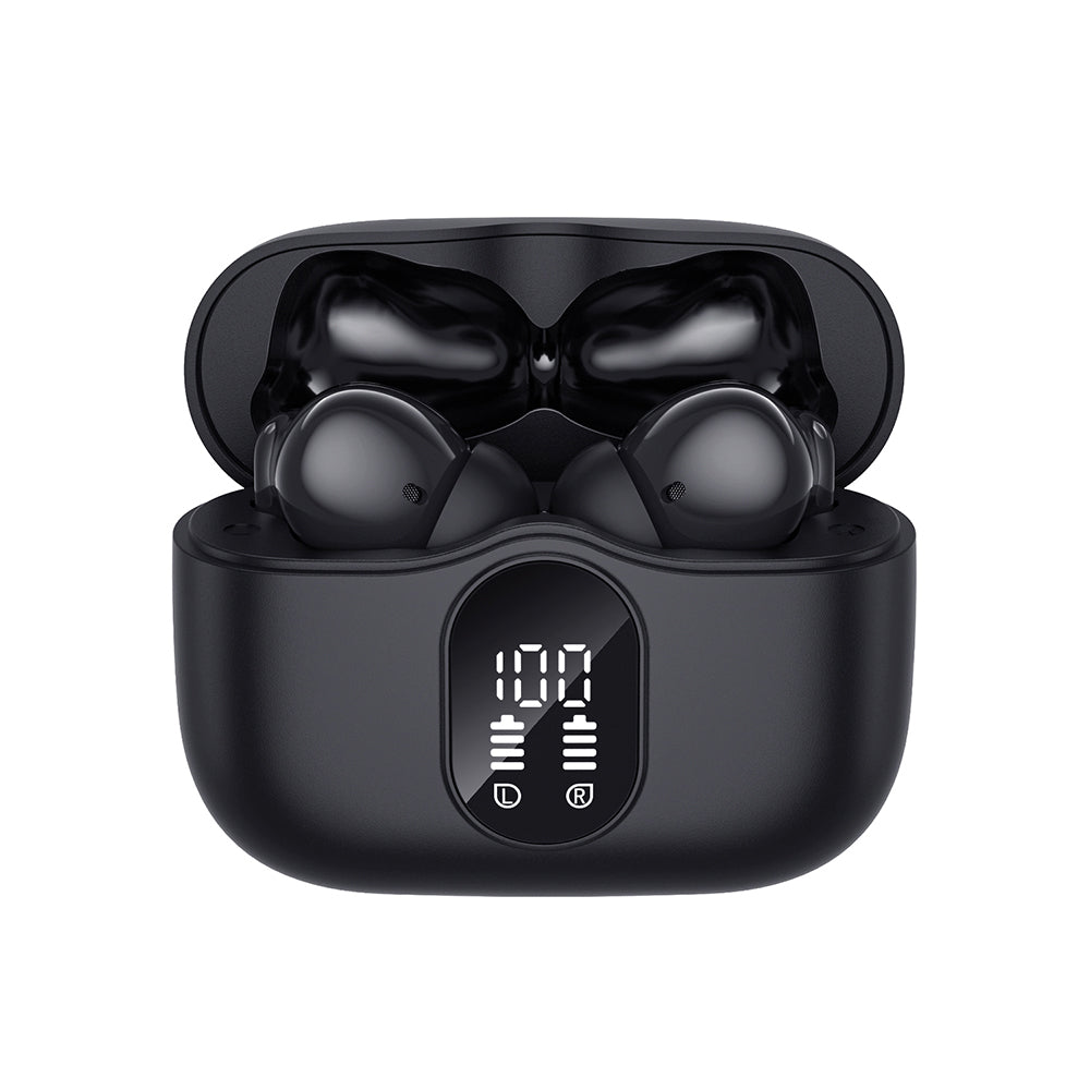 Auricolare Bluetooth Techsuit CW3 WaveBeat 100, TWS, ANC, Nero