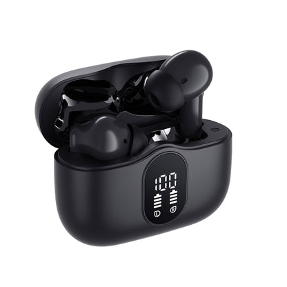 Auricolare Bluetooth Techsuit CW3 WaveBeat 100, TWS, ANC, Nero