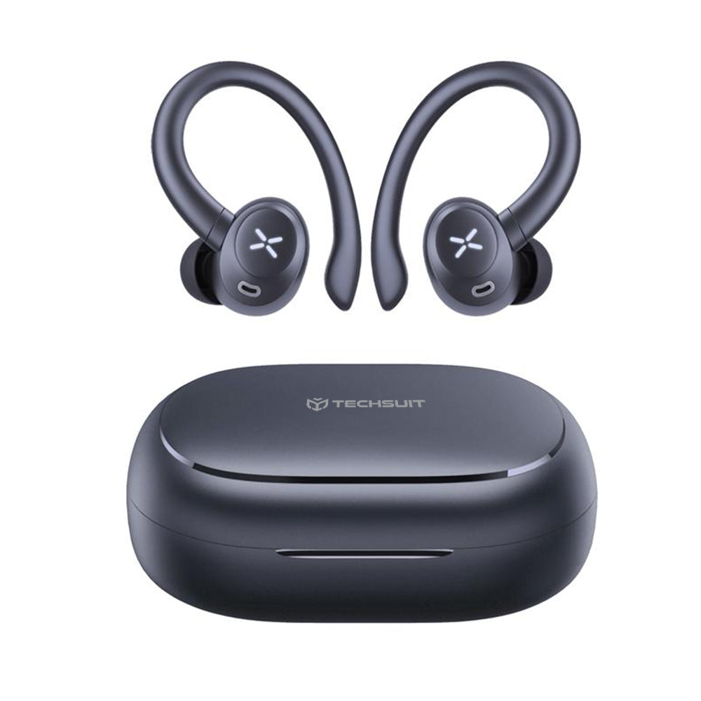 Auricolare Bluetooth Techsuit CW4 AirTune, TWS, Nero
