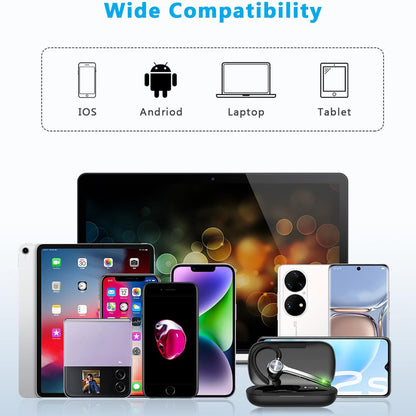 Cuffia Call Center Bluetooth Techsuit Hearyo A6L, Nera