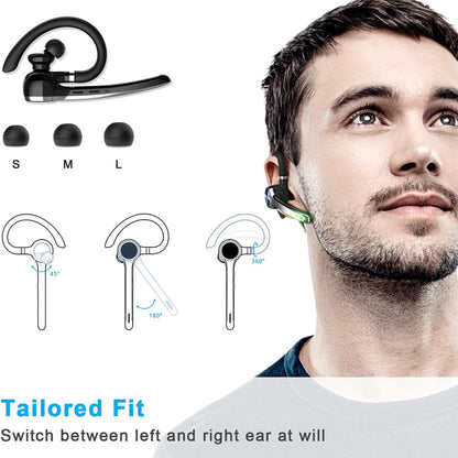 Auricolare Bluetooth Techsuit NeXound G7, MultiPoint, A2DP, Nero