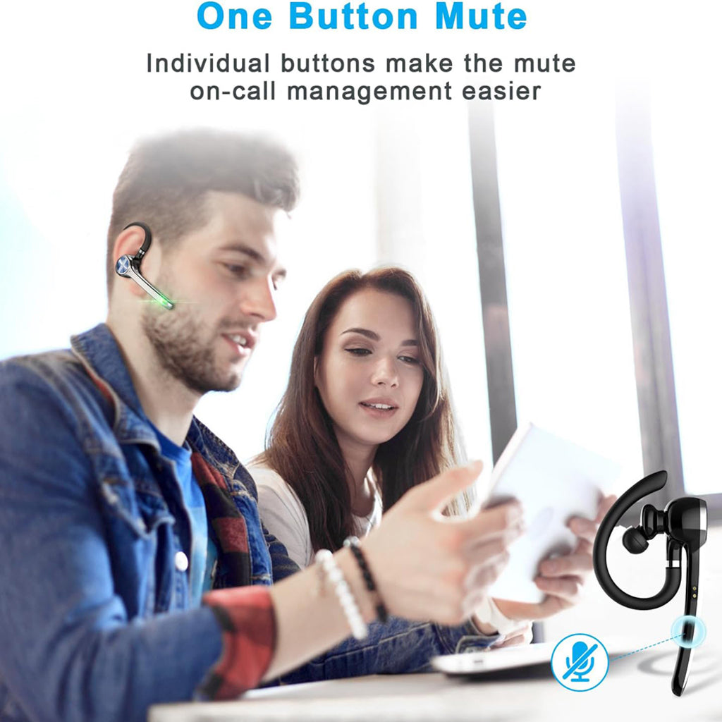 Auricolare Bluetooth Techsuit NeXound G7, MultiPoint, A2DP, Nero