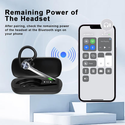 Auricolare Bluetooth Techsuit NeXound G7, MultiPoint, A2DP, Nero