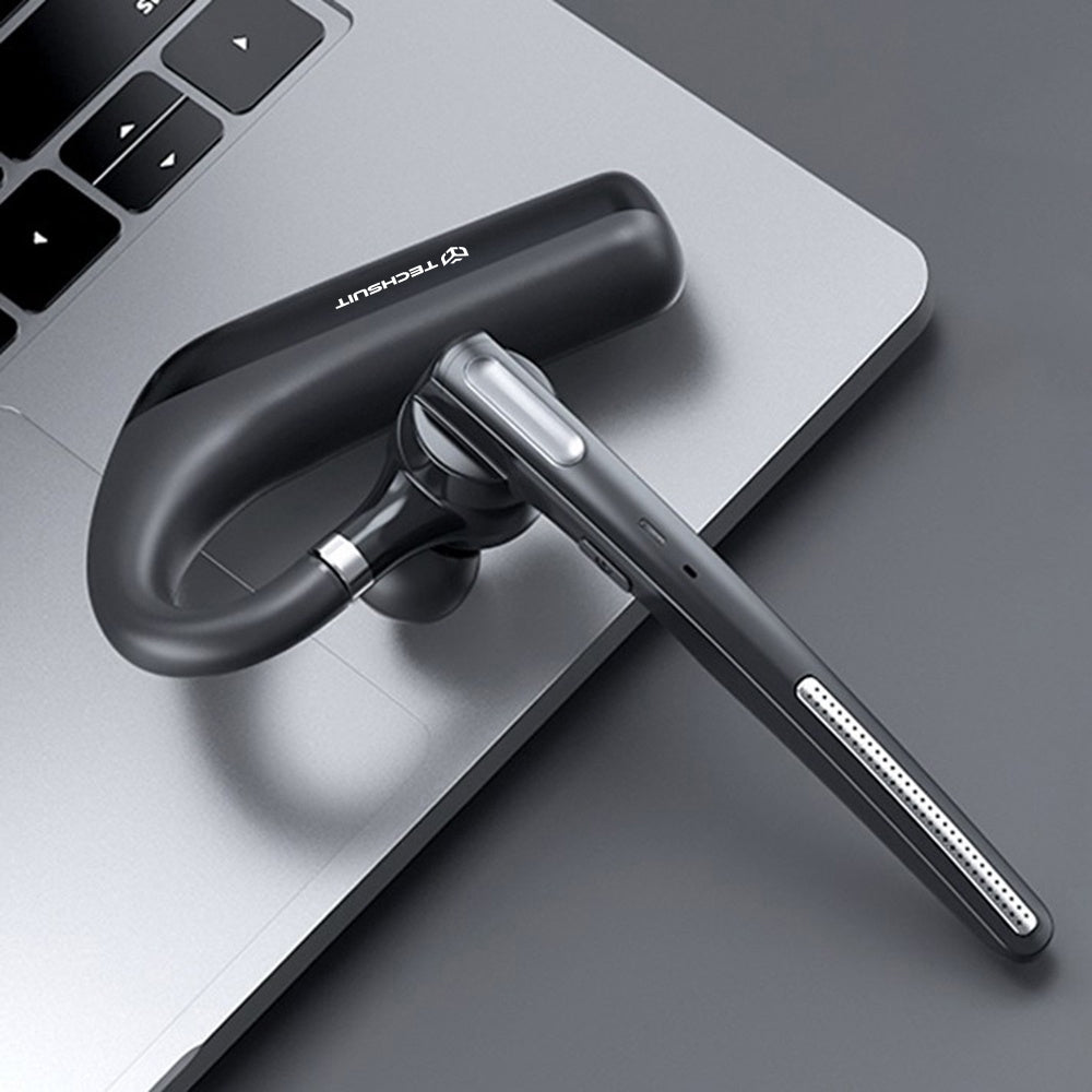 Auricolare Bluetooth Techsuit PowerTalks G6, MultiPoint, A2DP, Nero