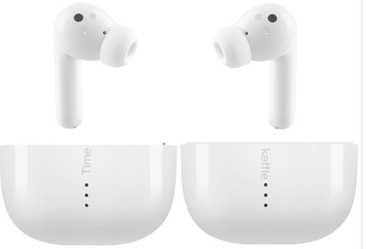 Handsfree Bluetooth Timekettle M3 Translator, TWS, ANC, Bianco