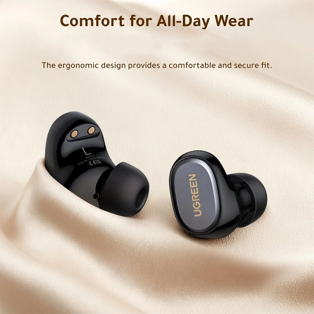 Auricolari Bluetooth UGREEN Dots (75628), TWS, MultiPoint, Nero