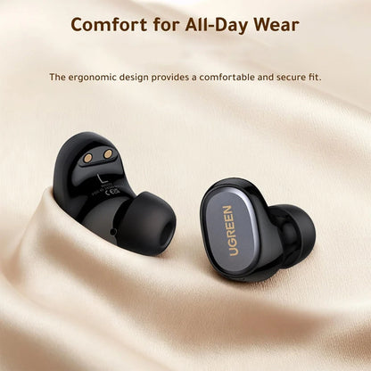 Auricolari Bluetooth UGREEN Dots (75628), TWS, MultiPoint, Nero