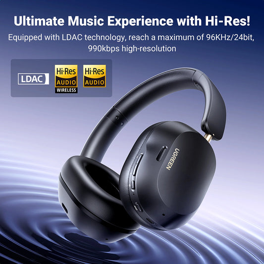 Auricolare Bluetooth UGREEN HiTune Max5C HP203, A2DP, ANC, Blu