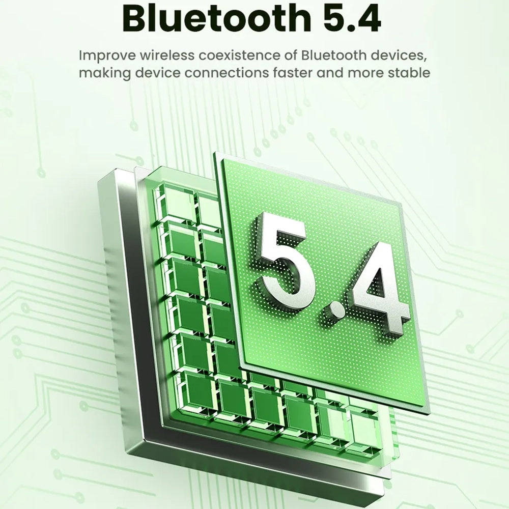 Auricolare Bluetooth UGREEN HiTune P3 WS207, TWS, MultiPoint, Bianco