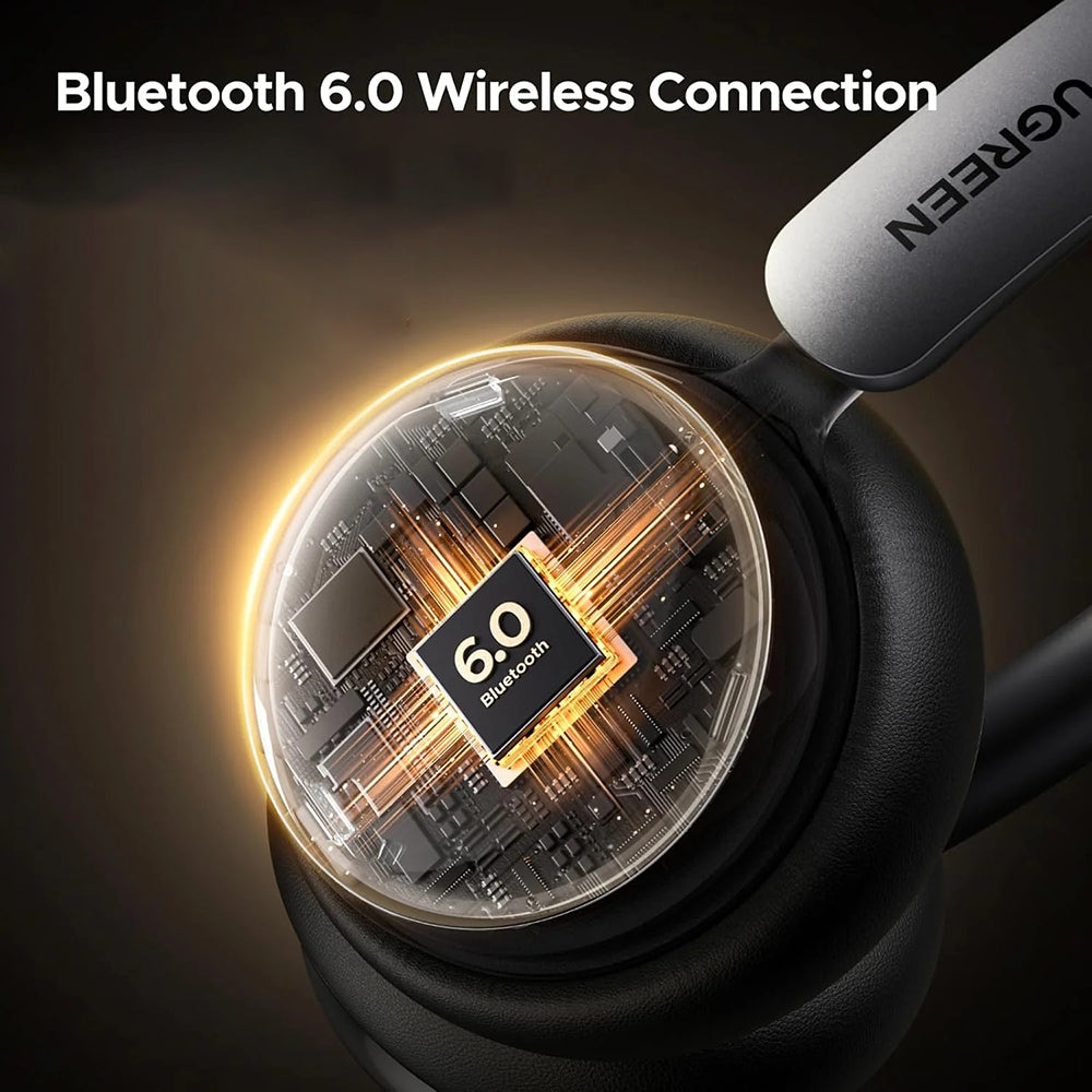Auricolare Bluetooth UGREEN HiTune Studio Plus HP207, A2DP, ANC, Argento