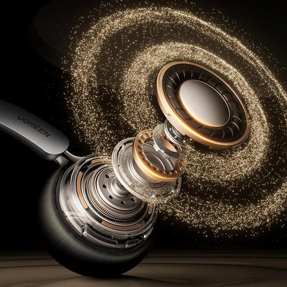 Auricolare Bluetooth UGREEN HiTune Studio Plus HP207, A2DP, ANC, Beige