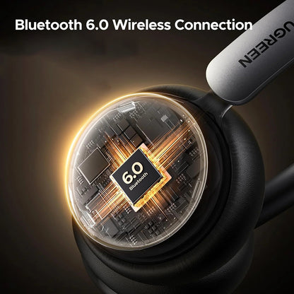 Auricolare Bluetooth UGREEN HiTune Studio Plus HP207, A2DP, ANC, Marrone