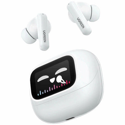 Auricolare Bluetooth UGREEN HiTune T6 Magic WS211, TWS, ANC, MultiPoint, Bianco