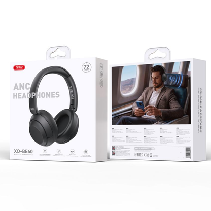 Auricolare Bluetooth XO Design BE60, A2DP, ANC, Nero