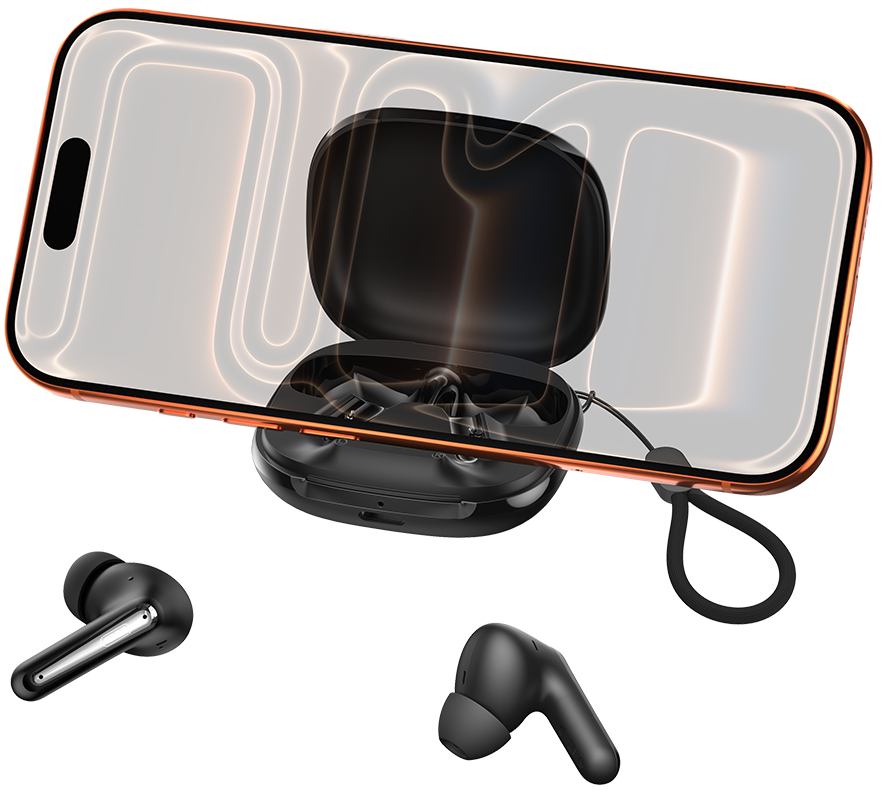 Auricolari Bluetooth XO Design G53, TWS, ANC, Nero