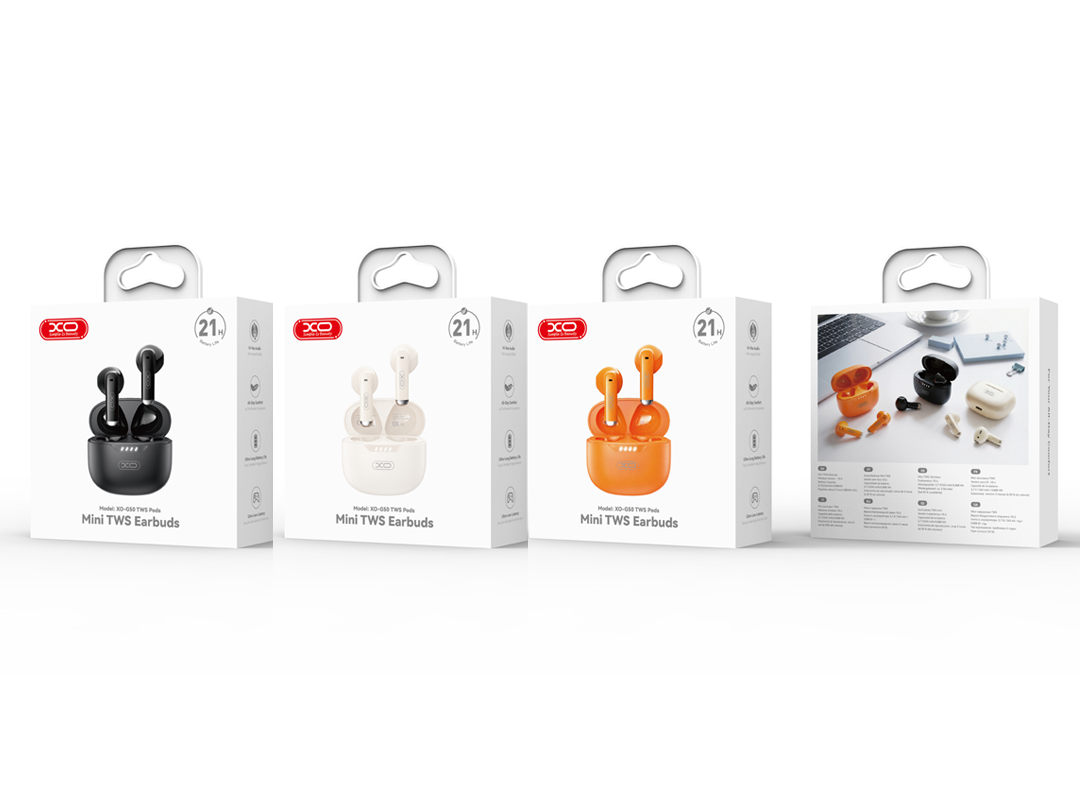 Handsfree Bluetooth XO Design G50, TWS, Beige