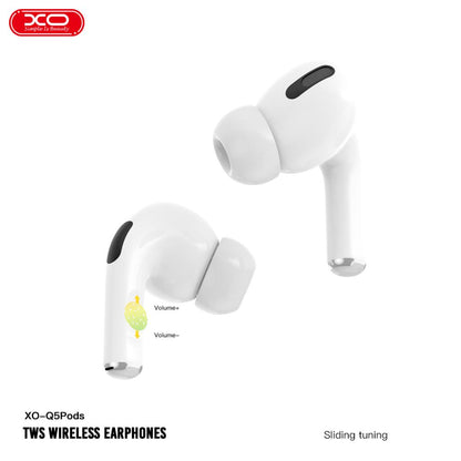 Auricolari Bluetooth XO Design Q5 Pods, TWS, Bianco