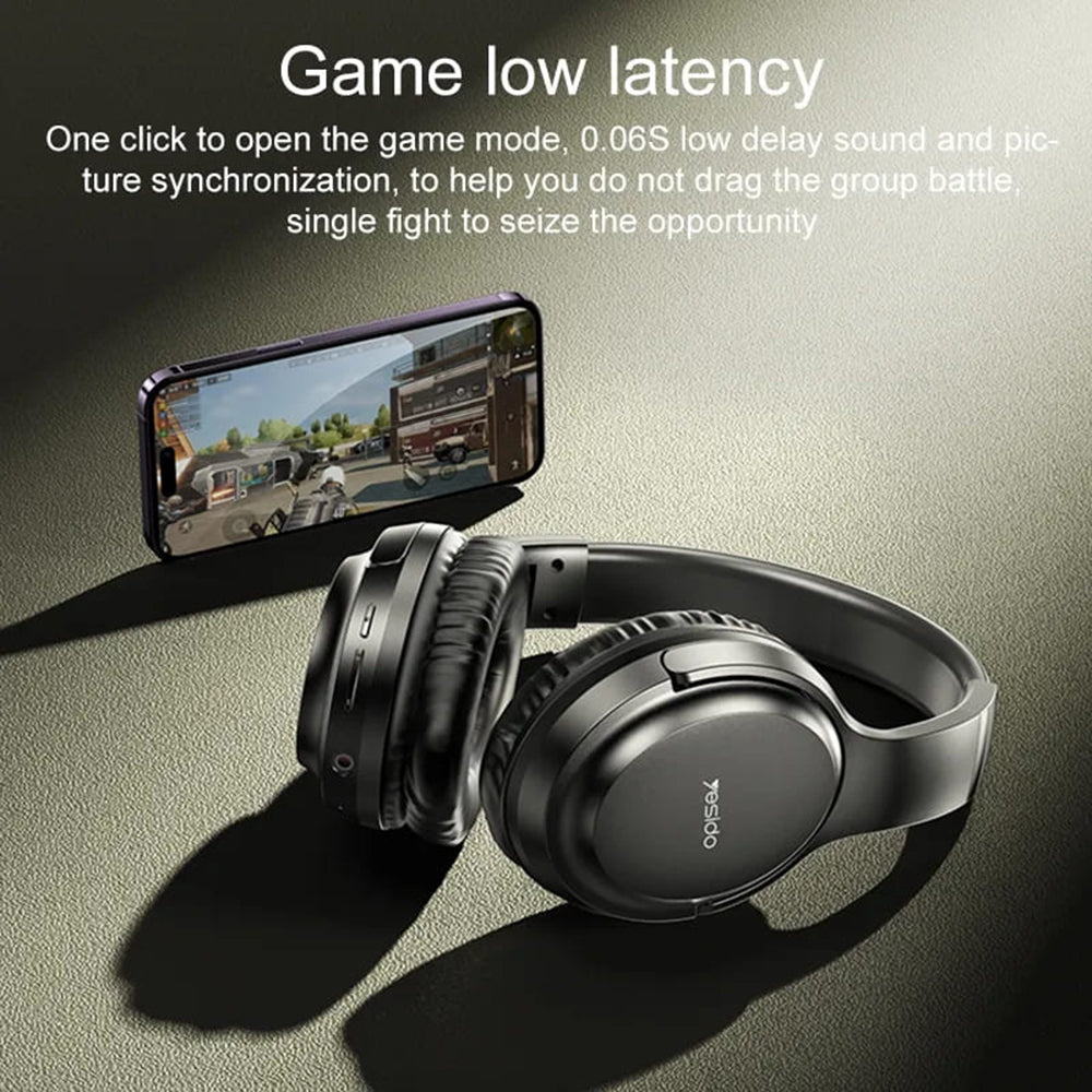 Handsfree Bluetooth Yesido EP04, A2DP, Black