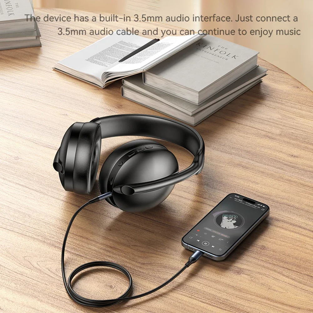 Auricolare Bluetooth Yesido EP08, A2DP, ANC, Nero