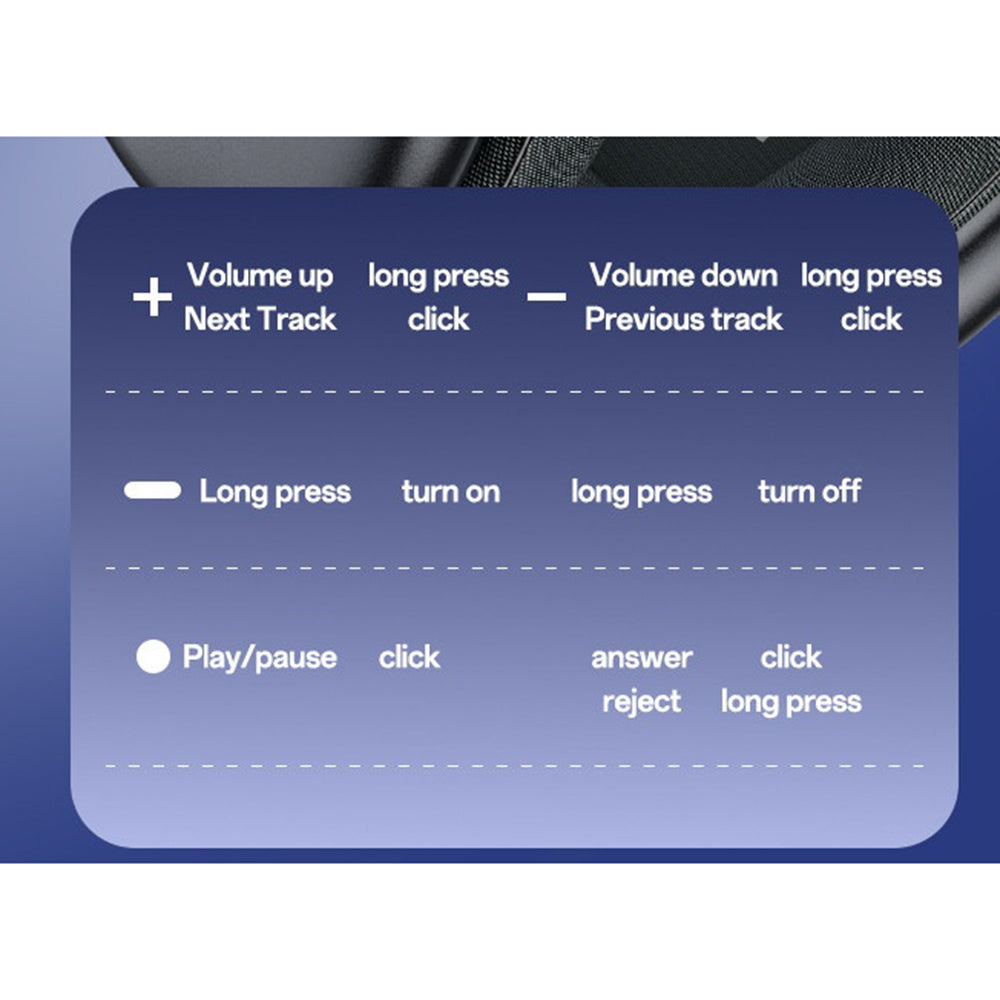 Auricolare Bluetooth Yesido EP10, A2DP, Nero