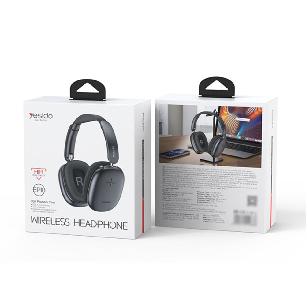 Auricolare Bluetooth Yesido EP10, A2DP, Nero