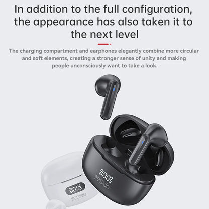 Auricolare Bluetooth Yesido TWS19, TWS, Nero