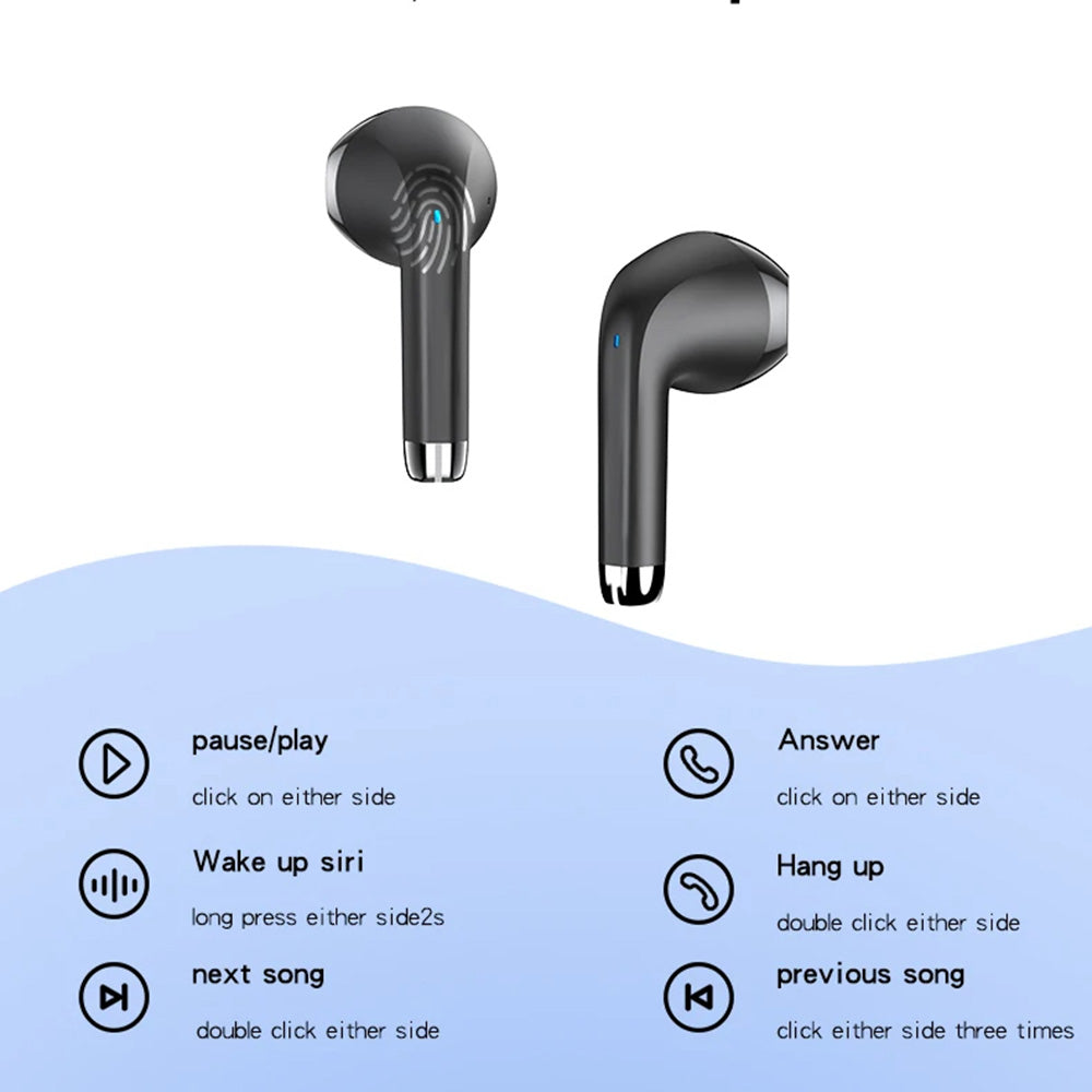 Auricolare Bluetooth Yesido TWS21, TWS, Nero