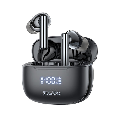 Auricolare Bluetooth Yesido TWS23, TWS, ANC, Nero