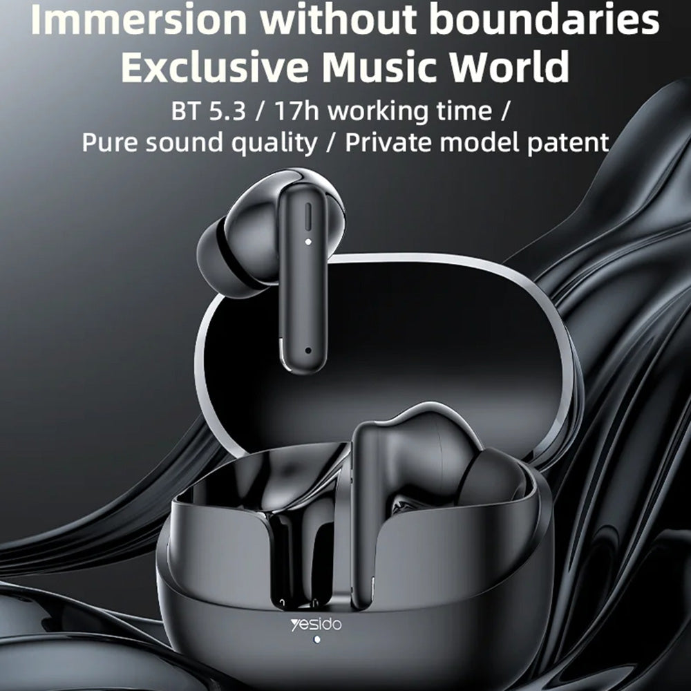Auricolare Bluetooth Yesido TWS26, TWS, Nero