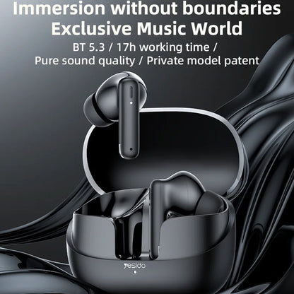 Auricolare Bluetooth Yesido TWS26, TWS, Nero