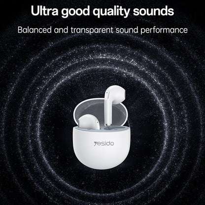 Auricolare Bluetooth Yesido TWS35, TWS, Bianco