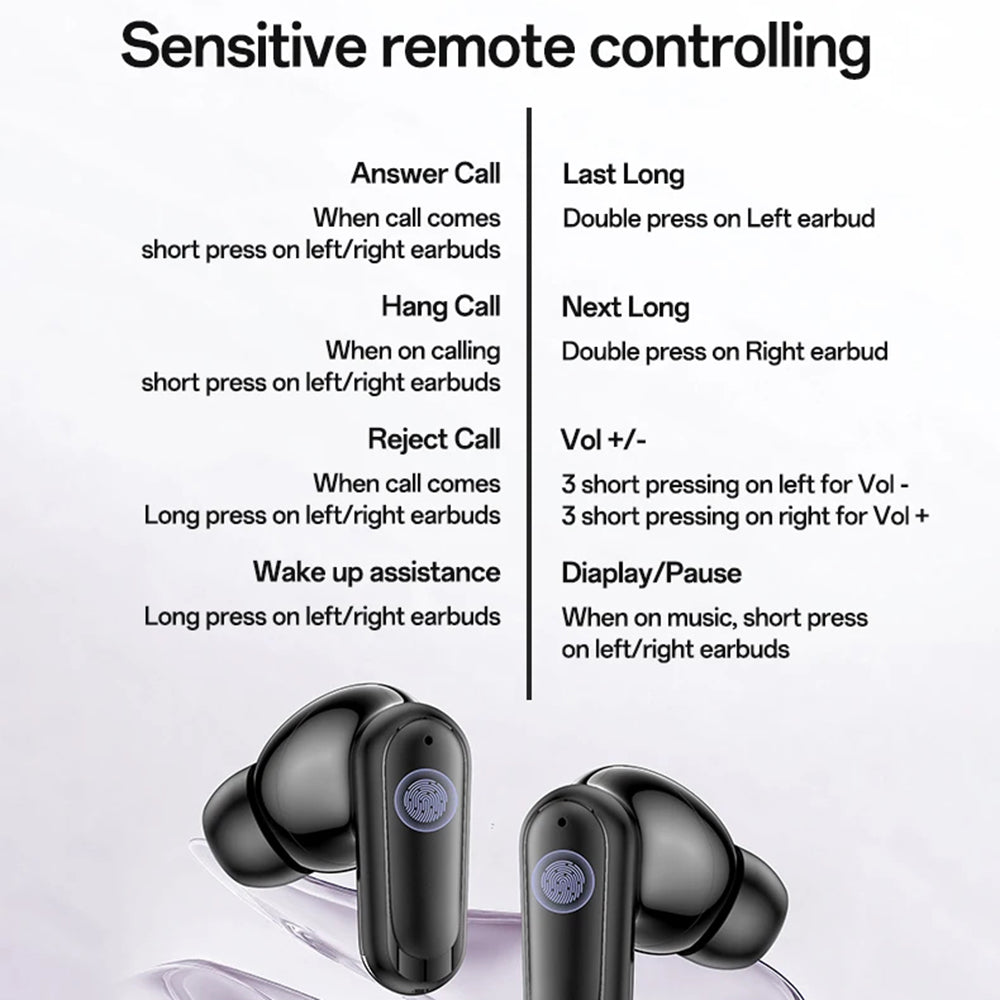 Auricolare Bluetooth Yesido TWS38, TWS, Nero